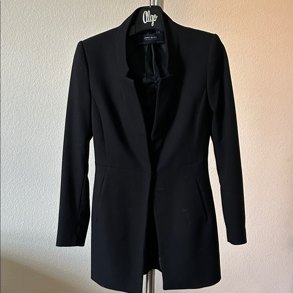 Zara Elegant Black Blazer for Women